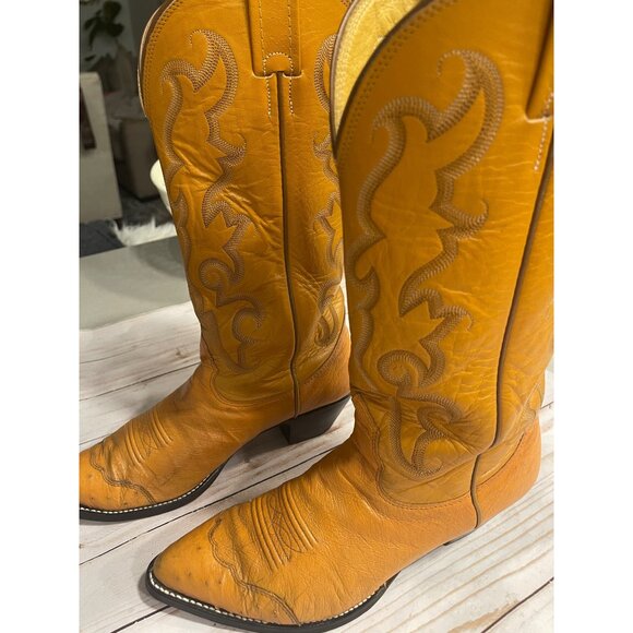 Nocona Buttercup USA Vintage, Western Cowboy Dance Hall Rodeo Boots Sz U - Picture 6 of 11